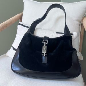Gucci Vintage Small Suede Jackie Hobo
